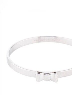 Kate Spade Take a Bow Silver Braclet EUC